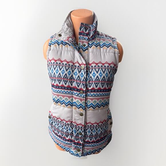 Kavu Womens Puffer Vest Size S Snap Button Outdoor Hiking - Picture 1 of 8